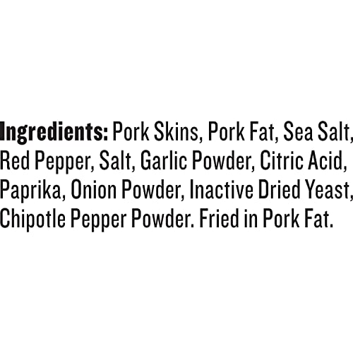EPIC Pork Rinds, Hot and Spicy Chipotle Pepper, Keto Friendly Sn...
