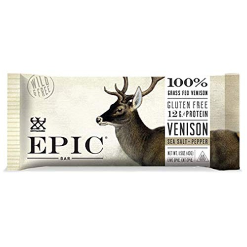 Epic Venison Sea Salt &Amp; Pepper Bars, Keto Consumer Friendly, 12C