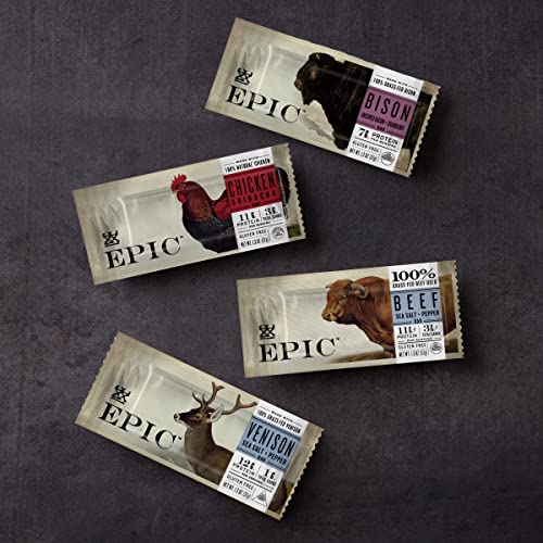 Epic Venison Sea Salt &Amp; Pepper Bars, Keto Friendly, Gluten Free,