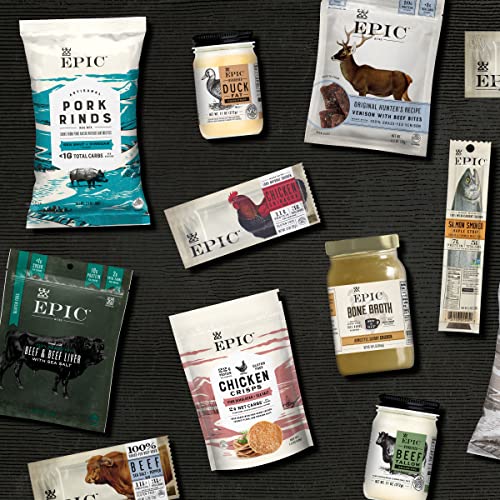 Epic Venison Sea Salt &Amp; Pepper Bars, Keto Friendly, Gluten Free,