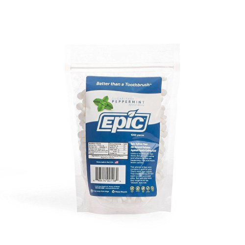 Epic Dental 100% Xylitol Sweetened Breath Mints, Peppermint Flav