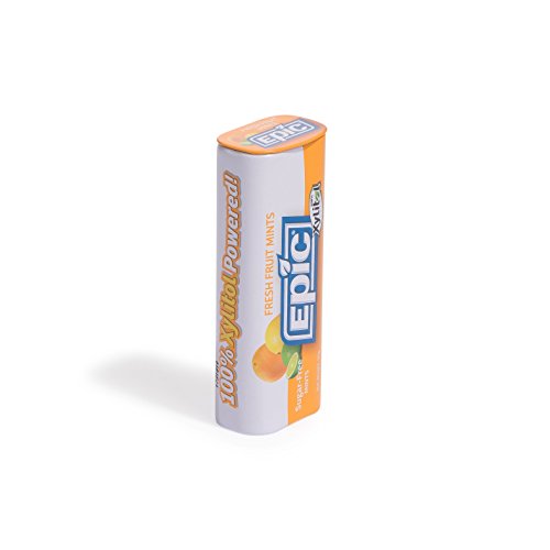 Epic Dental 100% Xylitol Sweetened Mints, Peppermint, 60 Count