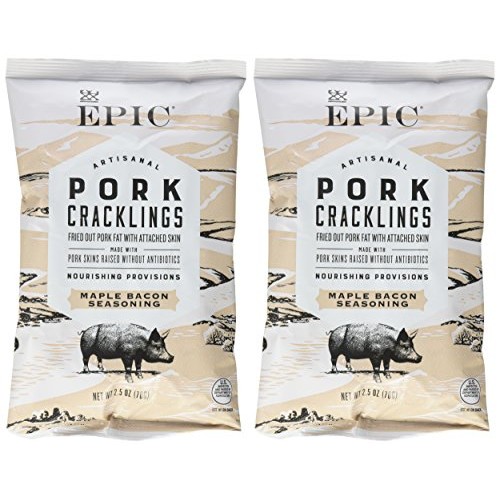 Epic Pork Rinds And Crackling Maple Bacon Crackling 2.5 Oz Pack