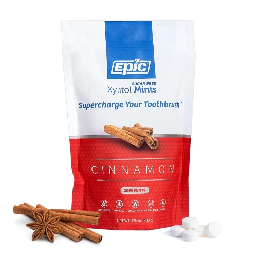 Epic Xylitol Cinnamon Mints, 1000 Pieces