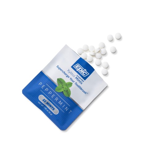 Epic Xylitol Peppermint Mints, 275 Pieces (5-Pack)