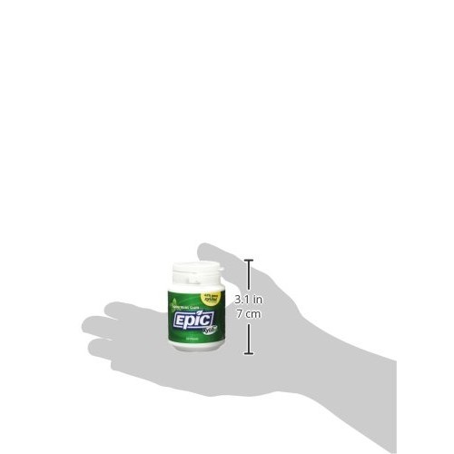 Epic Xylitol Sweetened Spearmint Gum, 50 Count