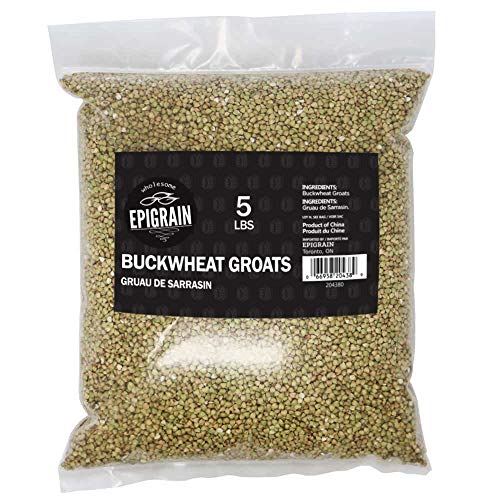 Epigrain Hulled Buckwheat Groats, 5Lbs 2.27Kg | Raw, Whole, Ve