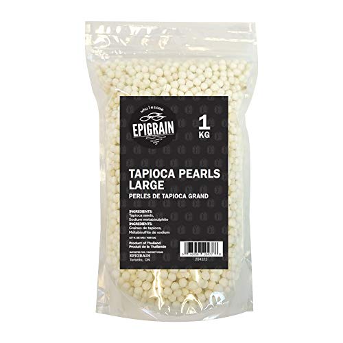 Epigrain Premium Grade Large Tapioca Pearls, 1 Kg 2.2 Lb | Nat
