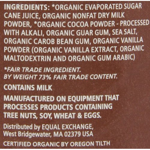 Equal Exchange Organic Hot Cocoa Mix, 12-Ounce Tins Pack Of 3