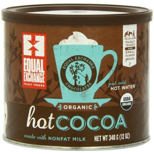 Equal Exchange Organic Hot Cocoa Mix, 12-Ounce Tins Pack Of 3