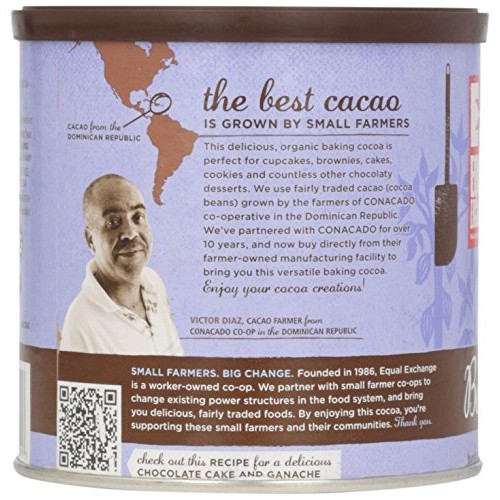 Equal Exchange Baking Cocoa, 8-Ounce Can