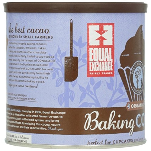 Equal Exchange Baking Cocoa, 8-Ounce Can