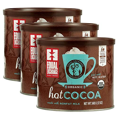 Equal Exchange Hot Cocoa Mix, 12-Ounce Pack Of 3