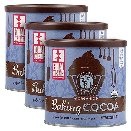 Equal Exchange Organic Baking Cocoa, 8-Ounce Pack Of 3