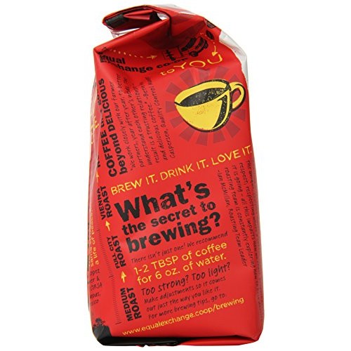 Equal Exchange Organic Ground Coffee, Breakfast Blend, 12-Ounce Bag
