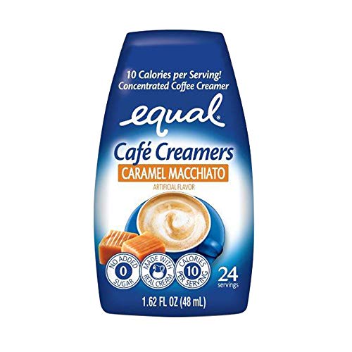 Equal Café Coffee Creamers Caramel Macchiato, Low-Calorie Coffee