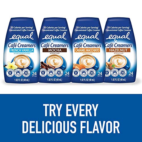 Equal Café Coffee Creamers Caramel Macchiato, Low-Calorie Coffee