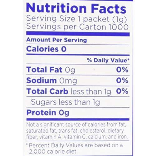 Equal Sugar Substitute Zero Calorie Sugar Alternative Sweetener