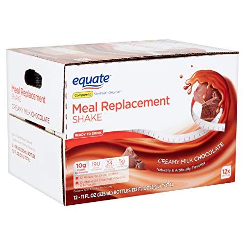 Pack Of 4 - Equate Creamy Milk Chocolate Meal Replacement Shake,