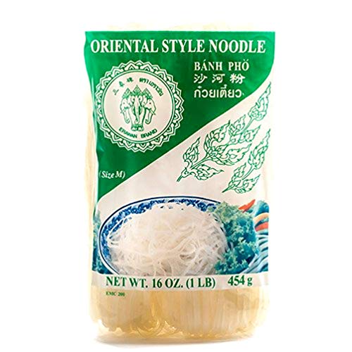 Banh Pho Oriental Style Noodle - 16Oz Pack Of 3