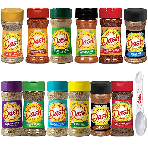 Mrs. Dash Seasoning Salt Free Variety Pack - 12 Bottles of 12 Di...