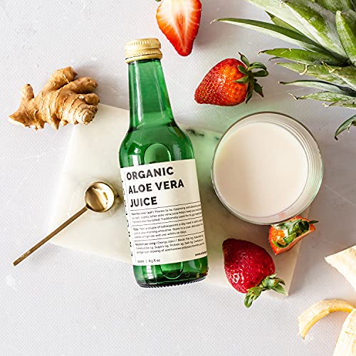 Organic Aloe Vera Juice 8.5 Fl Oz - Cleansing Power - Inner Leaf