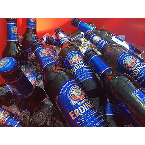 Erdinger Non-Alcoholic Malt Beer, 11.2 Fl Oz 24 Glass Bottles