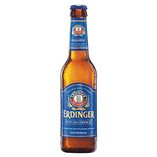 Erdinger Non-Alcoholic Malt Beer, 11.2 Fl Oz 24 Glass Bottles