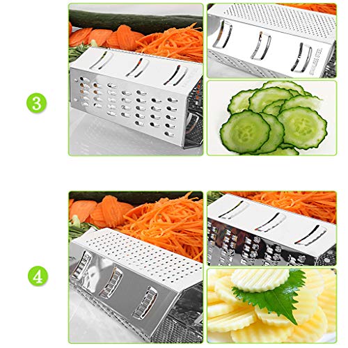 Box Graters For Kitchen | 6 Sided | Cheese Grater For Kitchen St