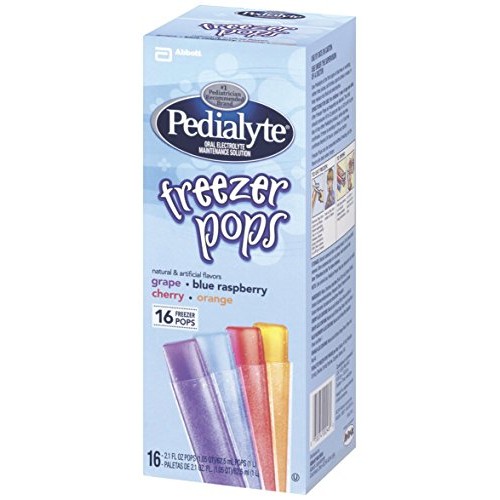Dss Pedialyte Freezer Pop Nutritional Supplement 2.1Oz 16 Per Box