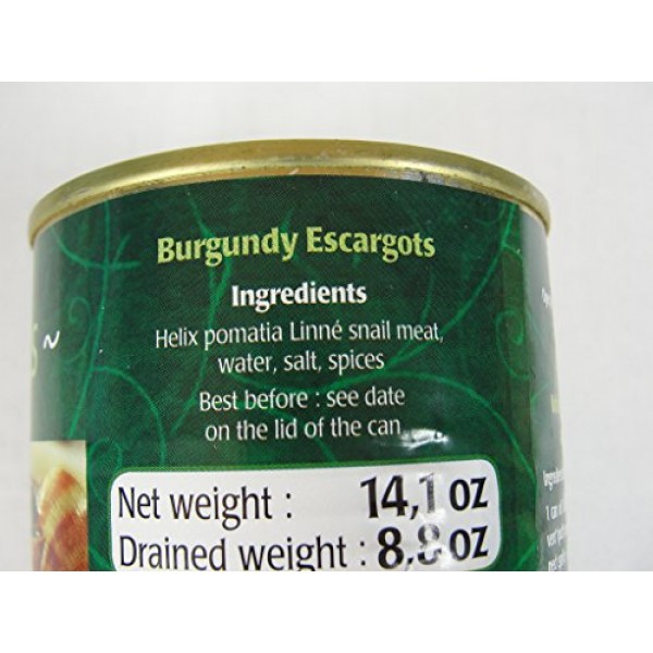 Escal Burgundy Snails Extra Large 3 dozen 250 g 8.8 oz can