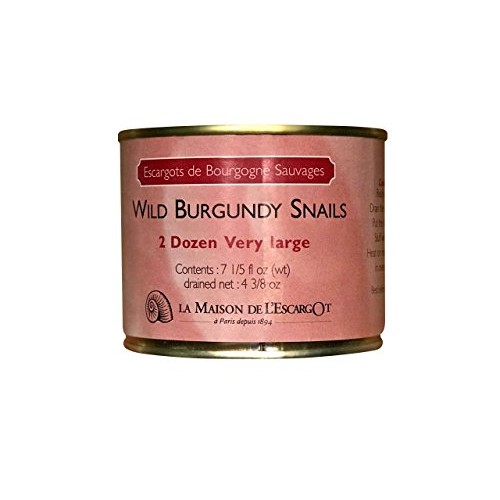 Premium Escargot Wild Burgundy Snails – Rated Number One – Best