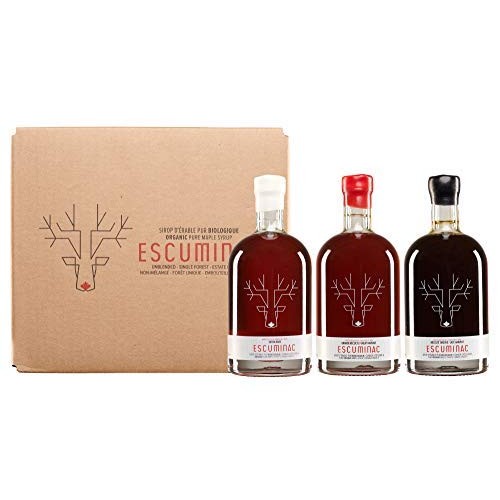 Award Winning Escuminac Canadian Maple Syrup Gift Bundle Grade A