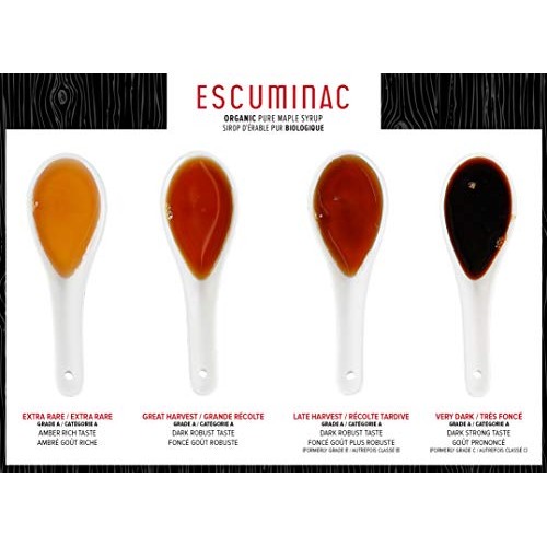 Award Winning Escuminac Very Dark Canadian Maple Syrup. Restaura