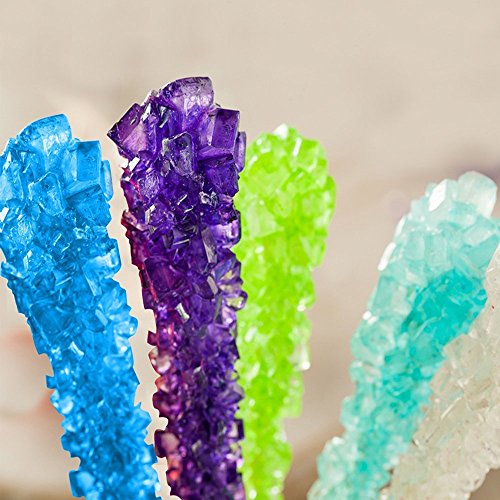 Rock Candy Lt. Blue Cotton Candy Boxed Individually Wrapped Rock