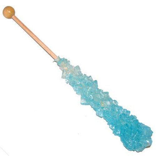 Rock Candy Lt. Blue Cotton Candy Boxed Individually Wrapped Rock