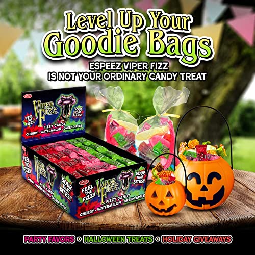 Viper Fizz – 48 Pieces Individually-Wrapped Sour Hard Candy Vari...