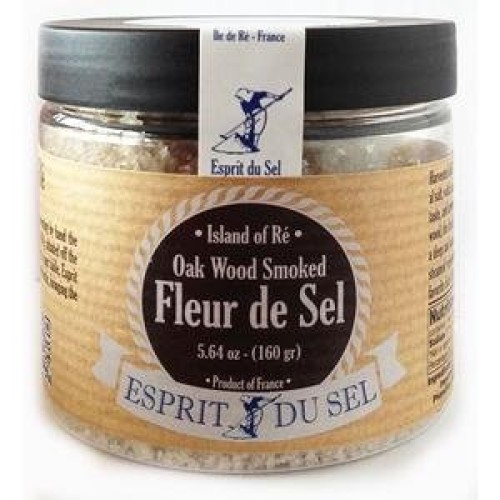 Esprit Du Sel, Oak Wood Smoked Fleur De Sel 5.6Oz