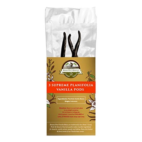 3 Essence Food &Amp; Beverage Vanilla Pods - Vanilla Beans For Makin
