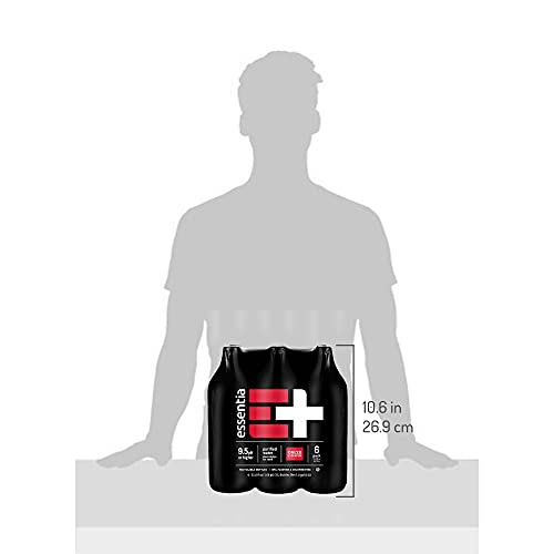 Essentia Bottled Water, 1 Liter, Pack of 6 Bottles; 99.9% Pure, ...