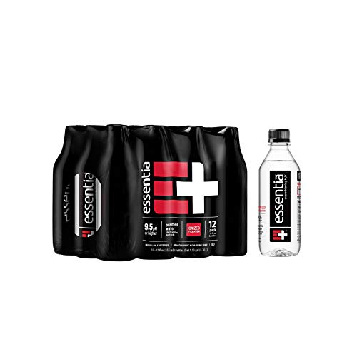 Essentia Water; 12, 12-Oz Bottles; Ionized Alkaline Bottled Wate