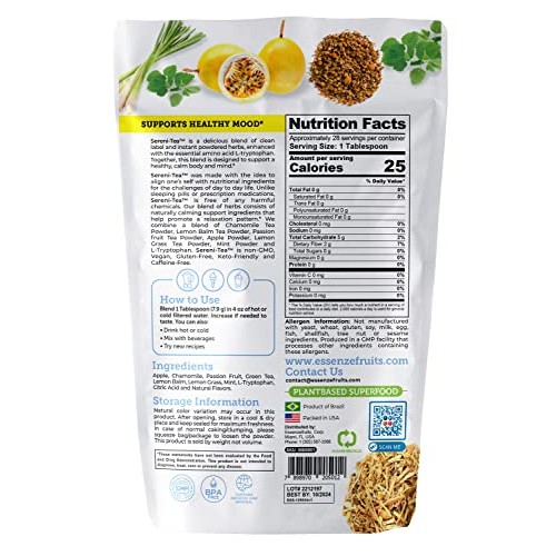 Sereni Tea, Chamomille Tea blend, Stress Relief Tea, Caffeine fr...