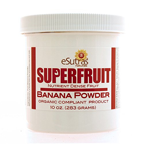 Esutras Organics Pure Organic Banana Powder, 10 Ounce