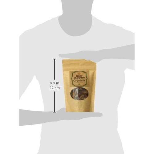 Esutras Organics Raw Whole Cane Jaggery Cubes , 8 Ounce, Burnt S