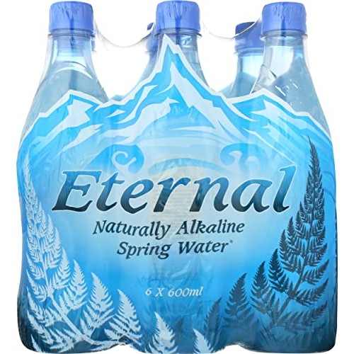 Eternal water nutrlay alkaline 6pk600 ml, pack of 4
