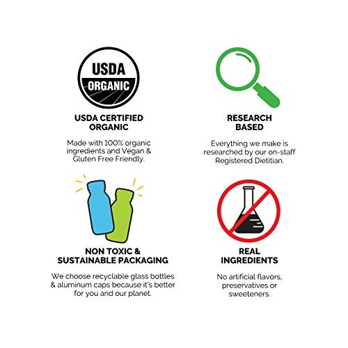 Ethan’S Organic Energy Drink, Tart Cherry Ginger Flavor, Vegan,