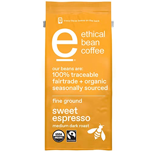 Ethical Bean Fairtrade Organic Coffee, Sweet Espresso Medium Dar