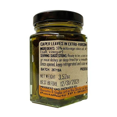 Etimo Pantelleria Caper Leaves In Extra Virgin Olive Oil 3.52 Ou