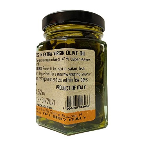 Etimo Pantelleria Caper Leaves In Extra Virgin Olive Oil 3.52 Ou