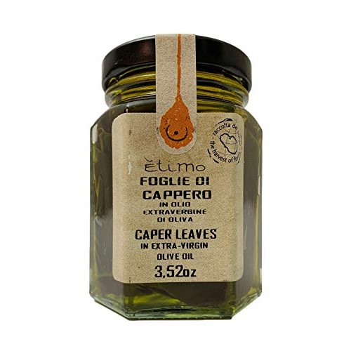 Etimo Pantelleria Caper Leaves In Extra Virgin Olive Oil 3.52 Ou